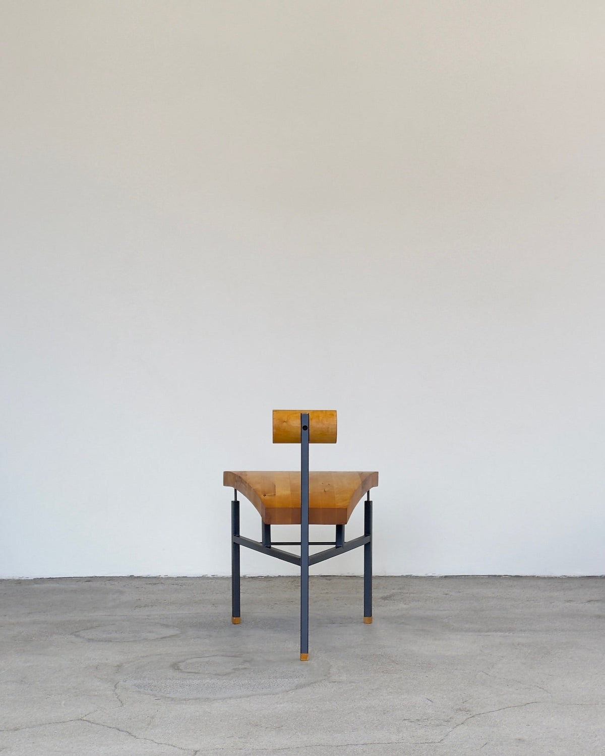 Brutalist Wooden Lounge Chair