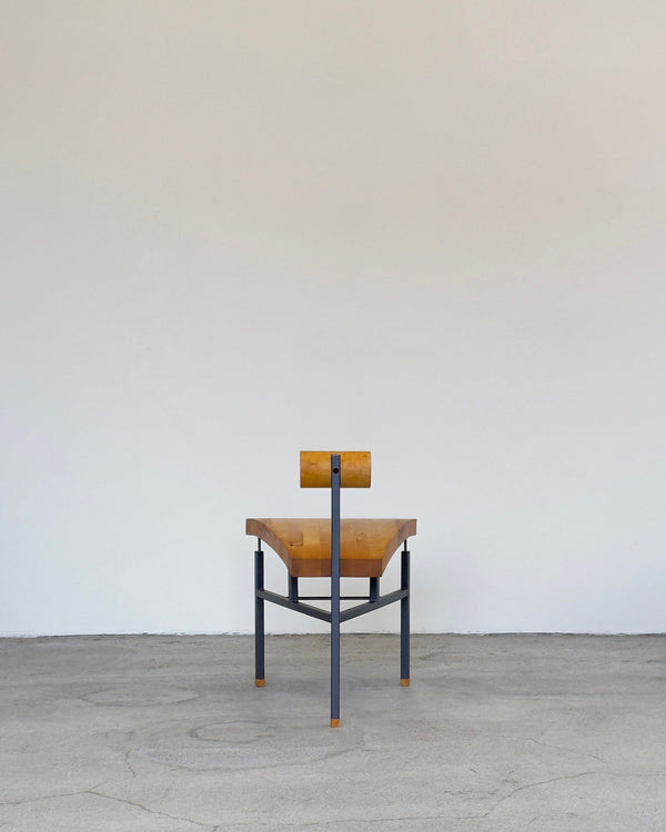 Brutalist Wooden Lounge Chair
