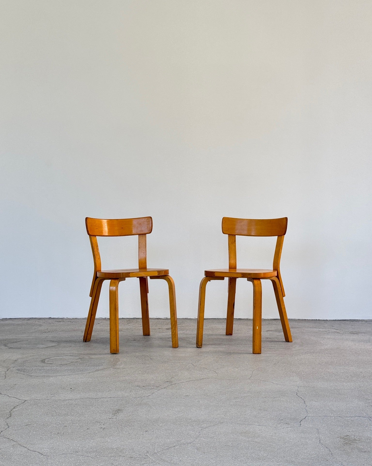 1950s Artek 69 Chair By Alvar Aalto