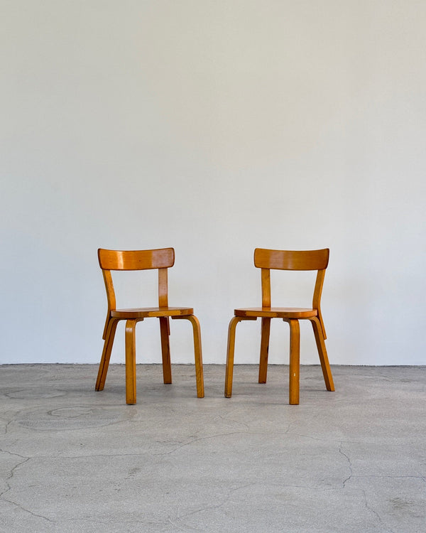 1950s Artek 69 Chair By Alvar Aalto