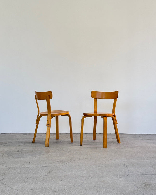 1950s Artek 69 Chair By Alvar Aalto