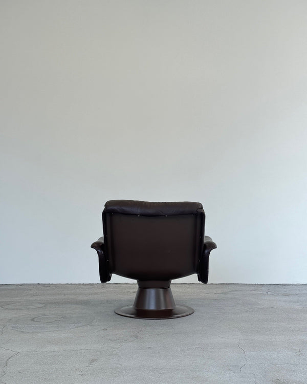Brown Saturnus Lounge Chair by Yrjö Kukkapuro