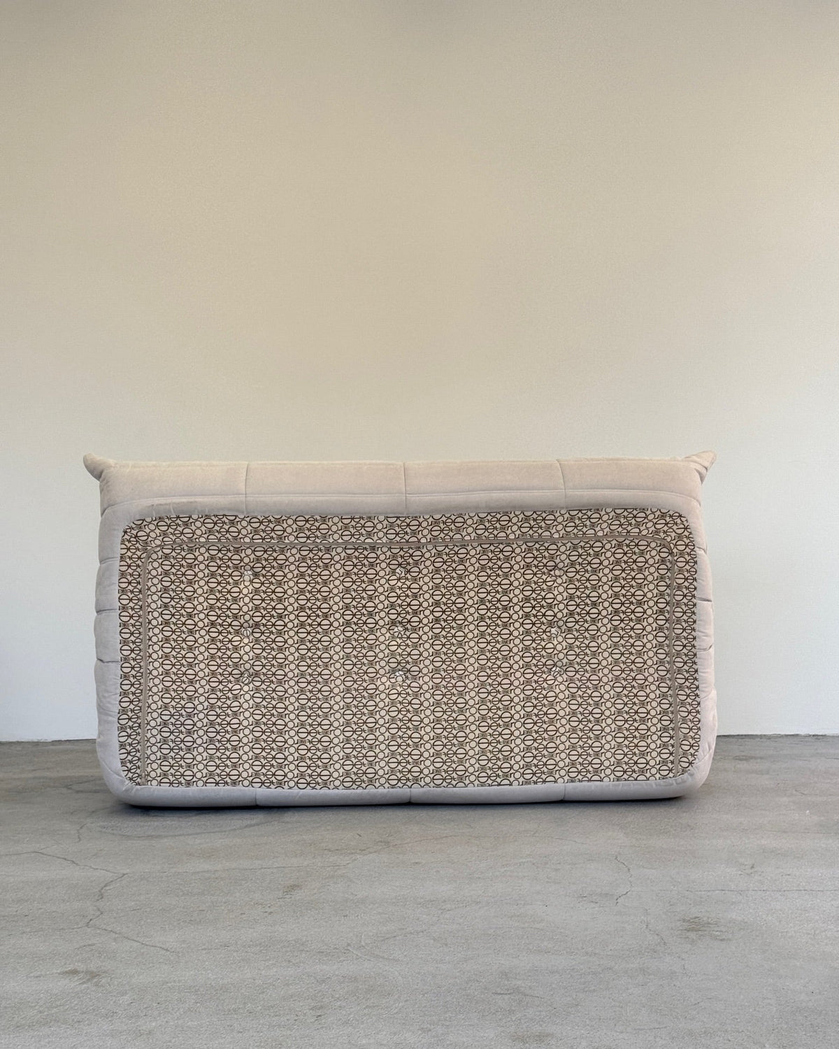 Grey Alcantara 3-Seater Togo by Michel Ducaroy for Ligne Roset