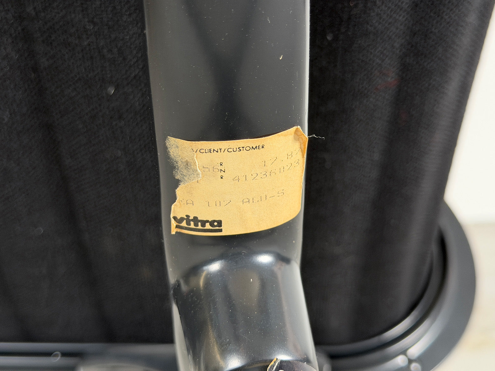 Charles & Ray Eames EA108 Black Office Chair for Vitra