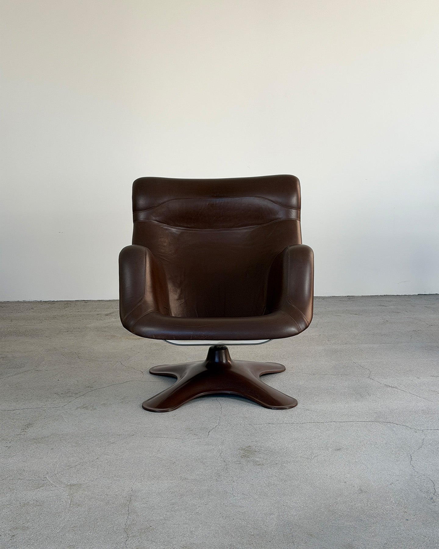 Brown Karuselli Lounge Chair by Yrjö Kukkapuro for Haimi, 1970s