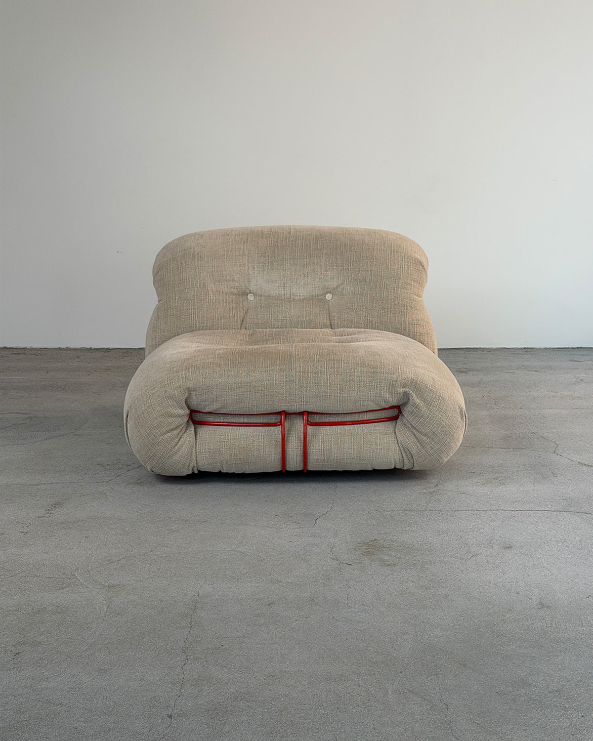 Beige Soriana Lounge Chair by Afra & Tobia Scarpa for Cassina