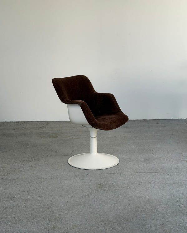 Brown Junior 417P Armchair by Yrjö Kukkapuro for Haimi, 1970s