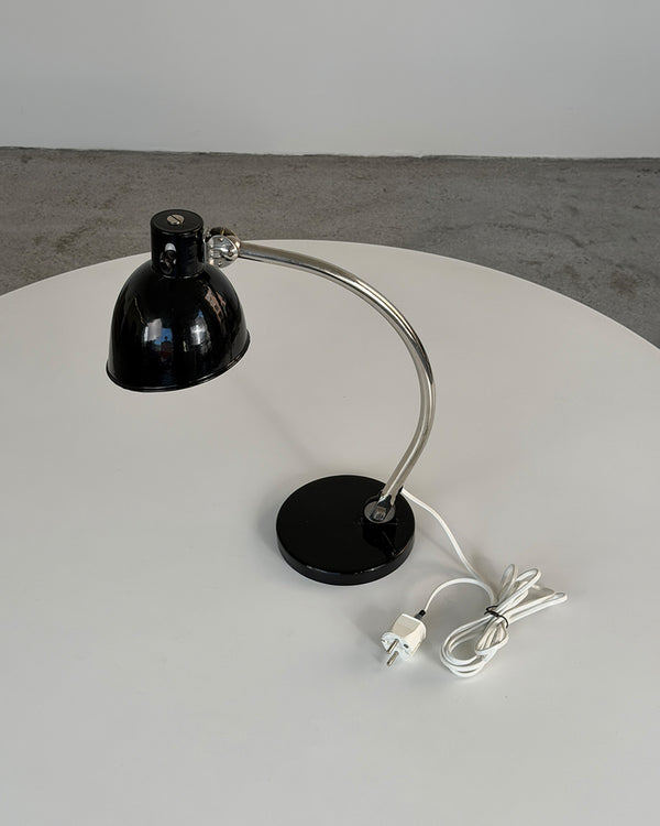 Black Model 5305 Desk Lamp by Paavo Tynell for Taito Oy