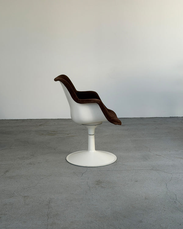 Brown Junior 417P Armchair by Yrjö Kukkapuro for Haimi, 1970s