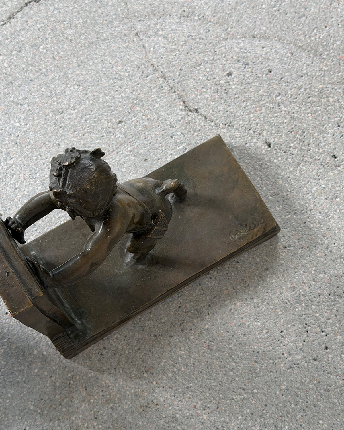 Vintage Bronze Bookends by Émile Joseph Carlier
