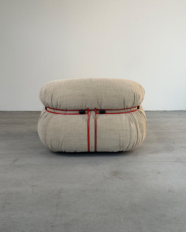Beige Soriana Lounge Chair by Afra & Tobia Scarpa for Cassina