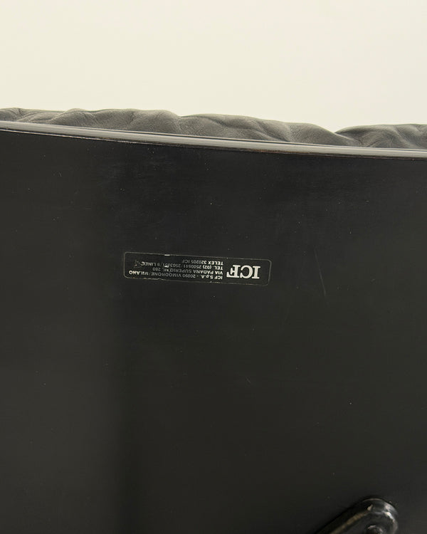 Vitra Black Eames Lounge Chair by Charles & Ray Eames, 1980s