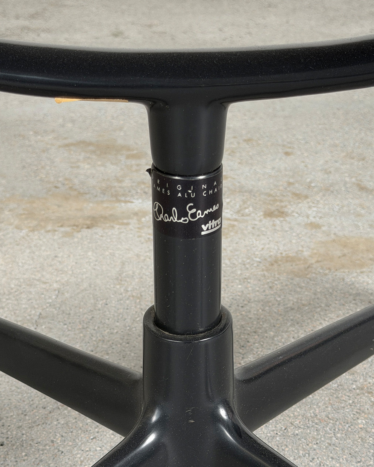 Charles & Ray Eames EA108 Black Office Chair for Vitra