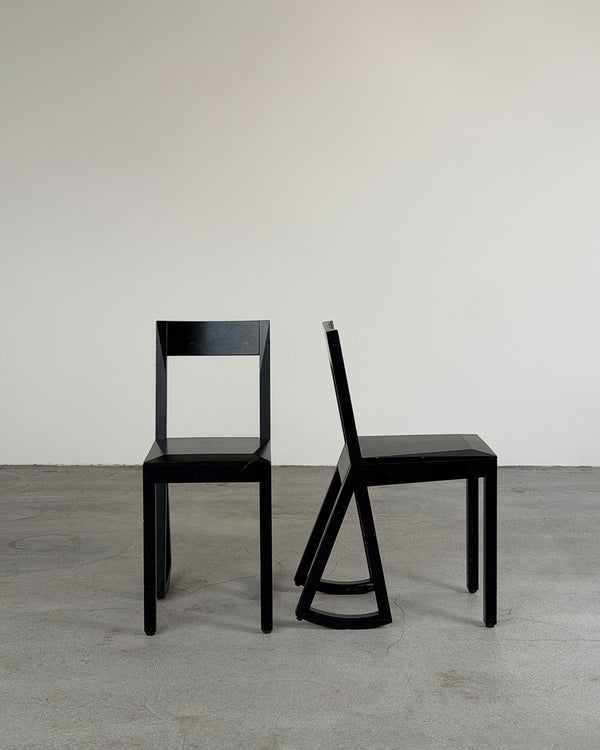 Black 'Tilt 070' Children's Chair by Peter Andersson