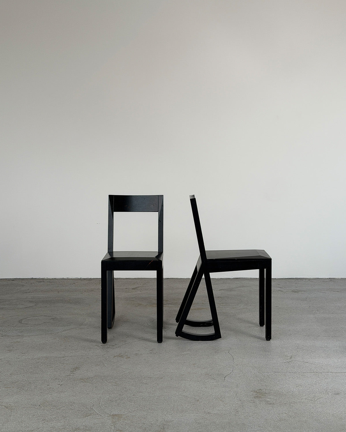 Black 'Tilt 070' Children's Chair by Peter Andersson