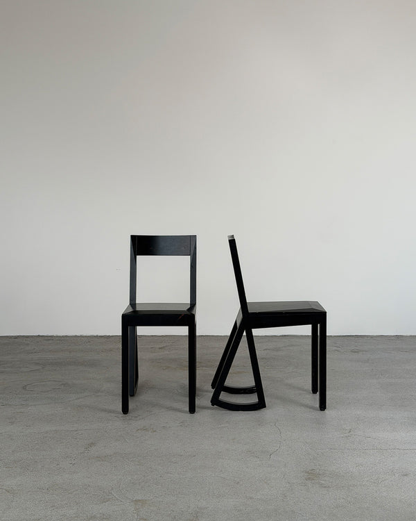 Black 'Tilt 070' Children's Chair by Peter Andersson