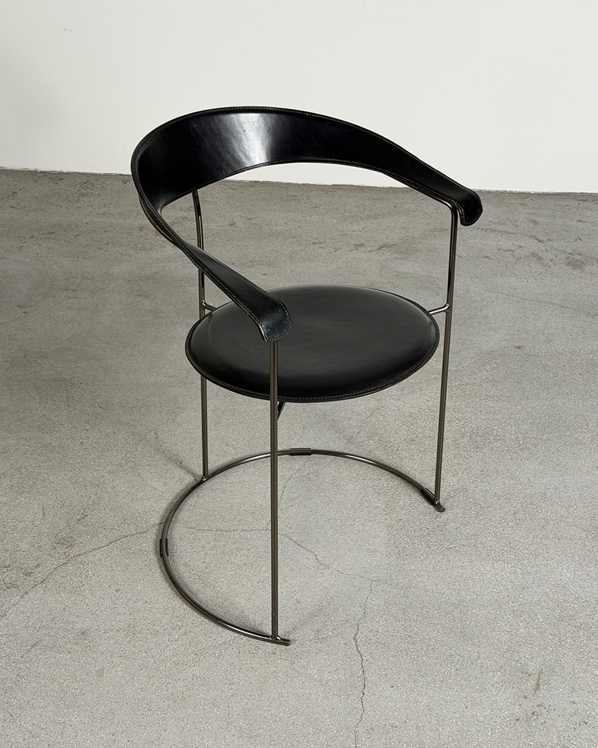 Black 'Canasta' Dining Chairs by Arrben Italy