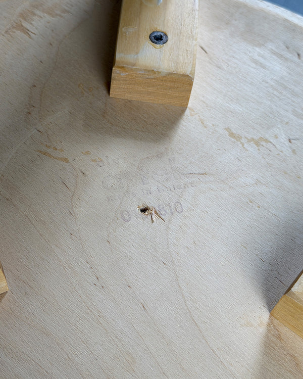Artek Black Top 60 Stool by Alvar Aalto