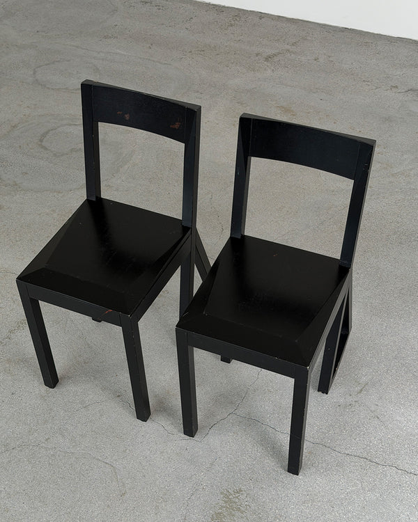 Black 'Tilt 070' Children's Chair by Peter Andersson