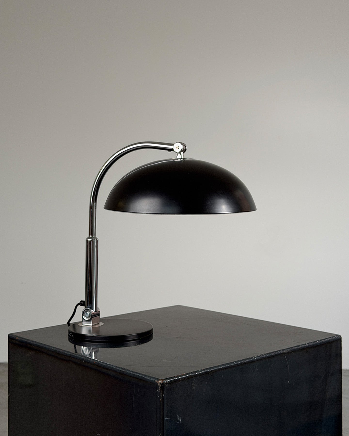 Black 'Model 144' Desk Lamp by H.Th.J.A. Busquet for Hala Zeist, 1950s