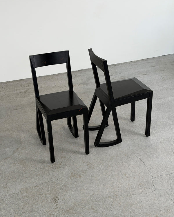 Black 'Tilt 070' Children's Chair by Peter Andersson