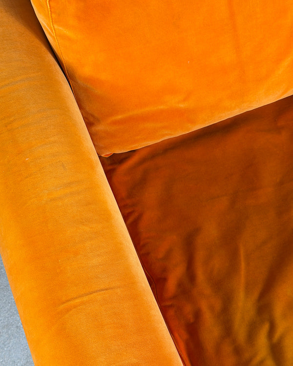 Orange 'Ateljee' Armchair by Yrjö Kukkapuro for Haimi, Finland 1990s