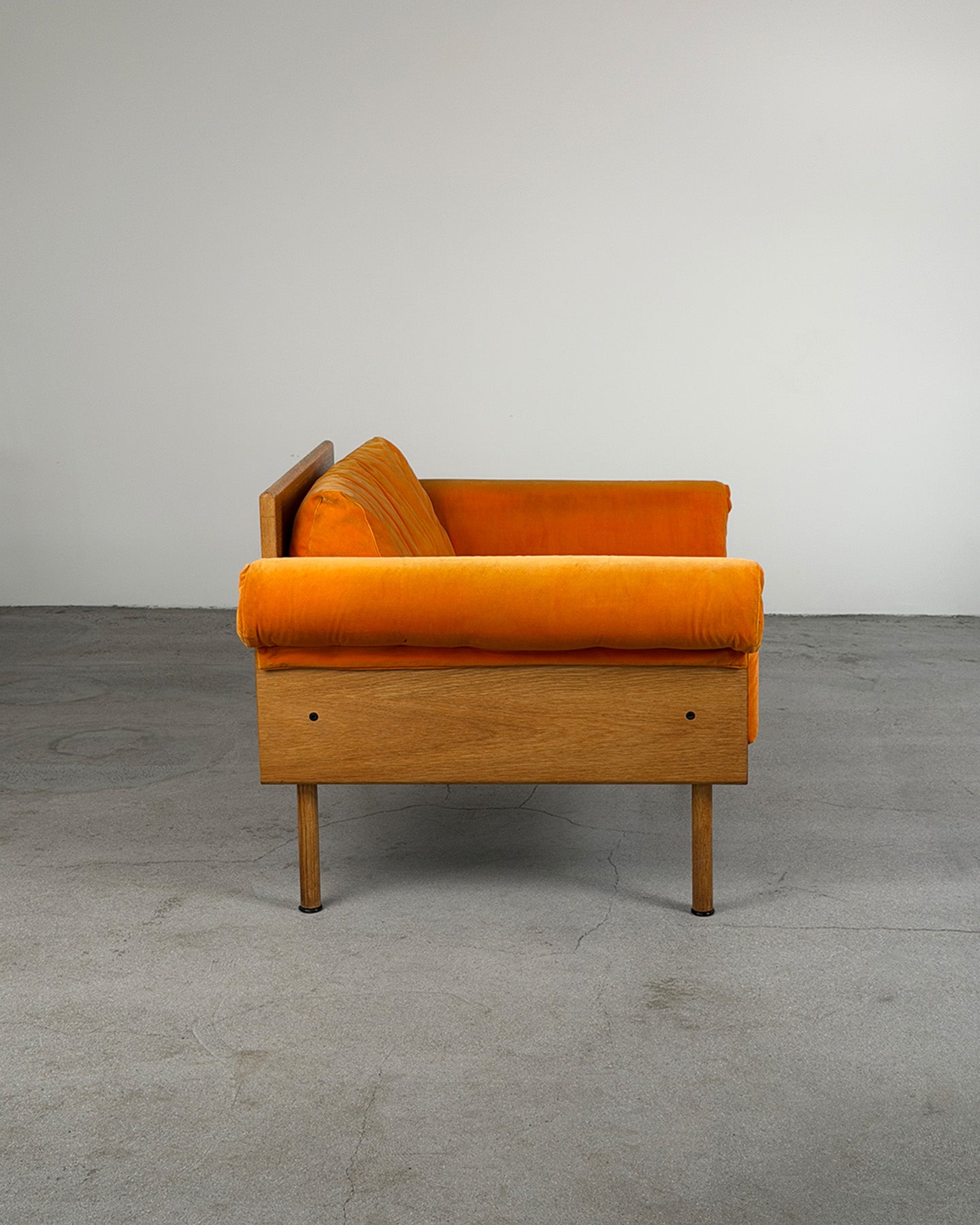 Orange 'Ateljee' Armchair by Yrjö Kukkapuro for Haimi, Finland 1990s