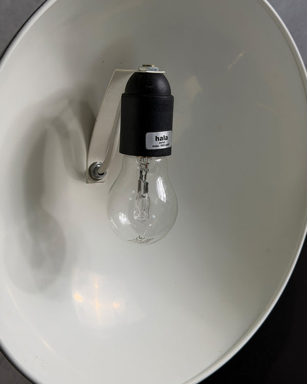 Black 'Model 144' Desk Lamp by H.Th.J.A. Busquet for Hala Zeist, 1950s