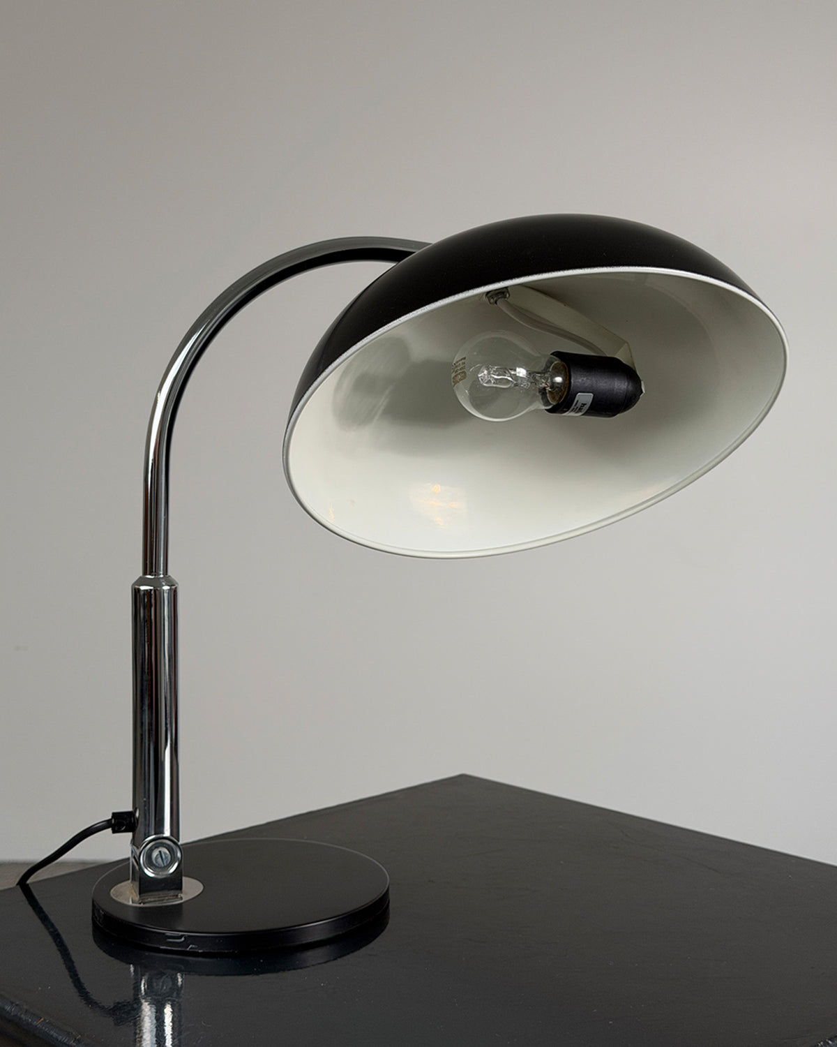 Black 'Model 144' Desk Lamp by H.Th.J.A. Busquet for Hala Zeist, 1950s