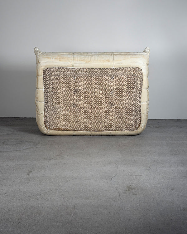 Dyed Leather 2-Seater Togo Sofa by Michel Ducaroy for Ligne Roset