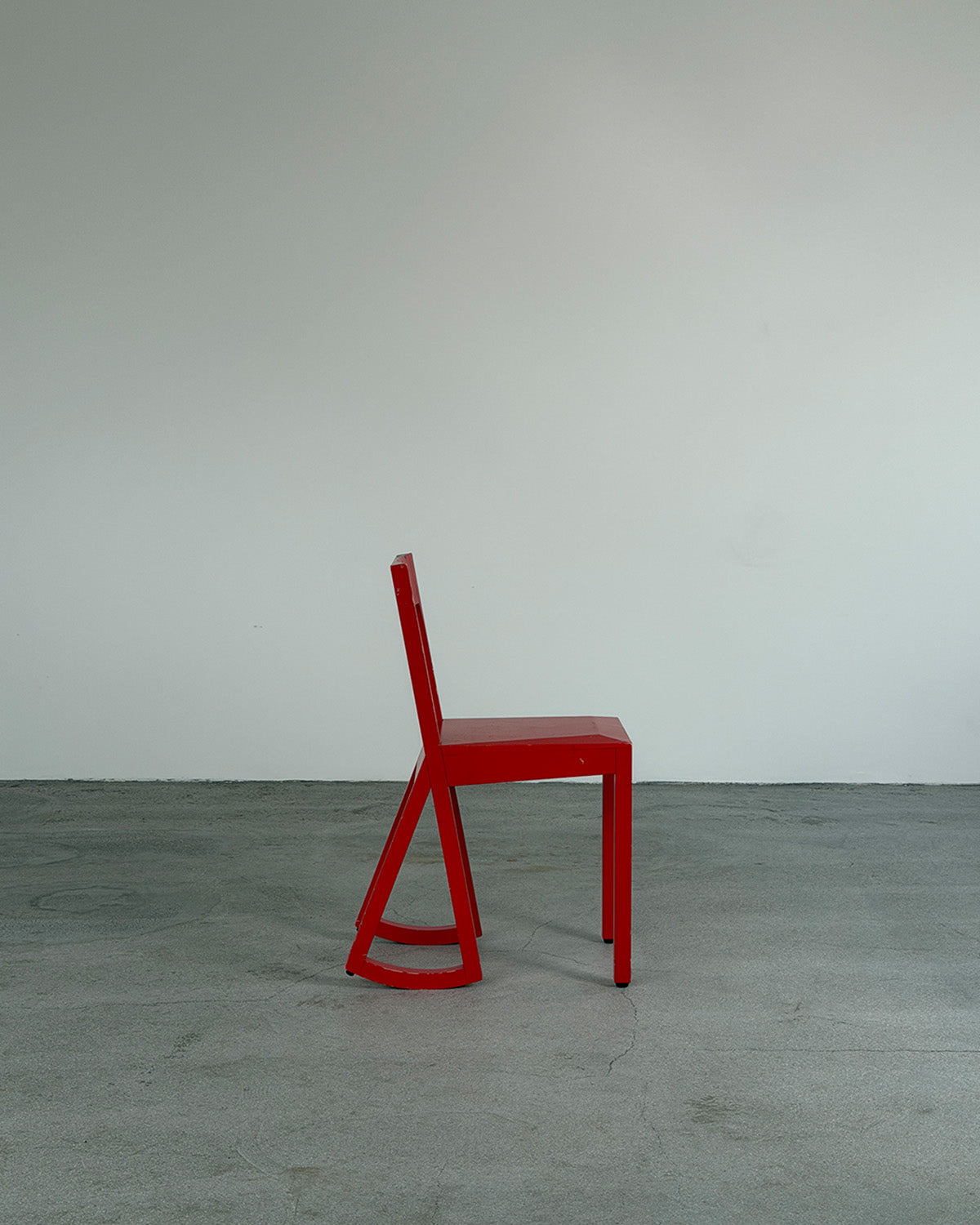Red 'Tilt 070' Children's Chair by Peter Andersson