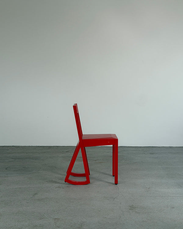 Red 'Tilt 070' Children's Chair by Peter Andersson