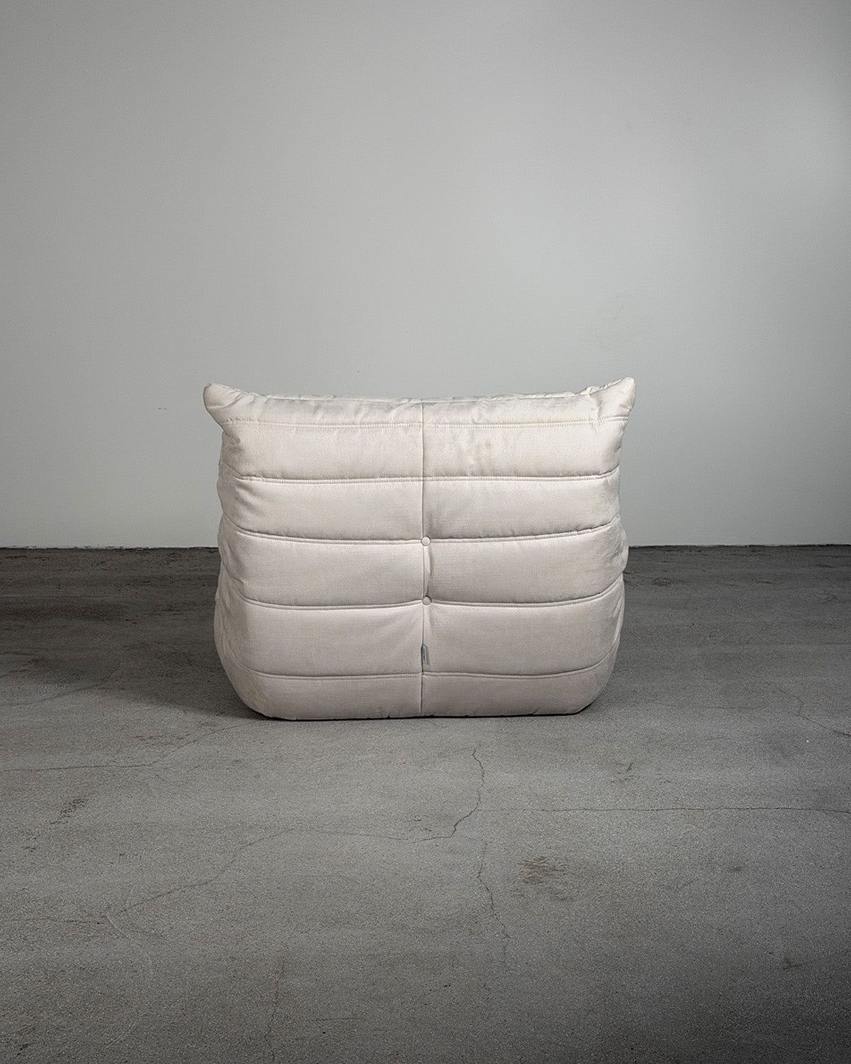 Grey Alcantara Togo Armchair by Michel Ducaroy for Ligne Roset