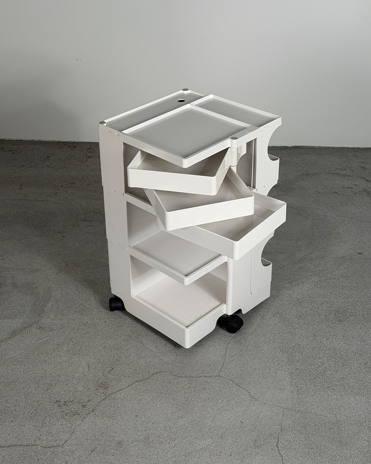 White Joe Colombo 'B33 Boby' Trolley