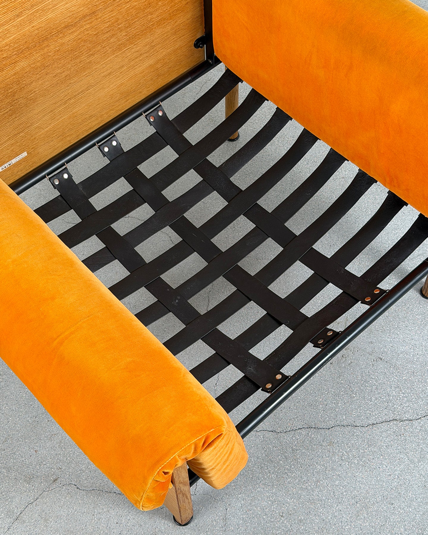 Orange 'Ateljee' Armchair by Yrjö Kukkapuro for Haimi, Finland 1990s