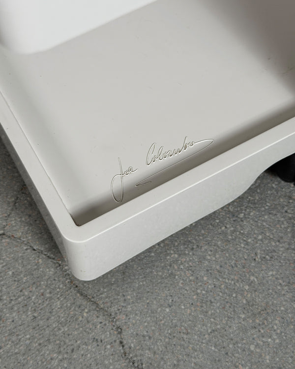 White Joe Colombo 'B33 Boby' Trolley