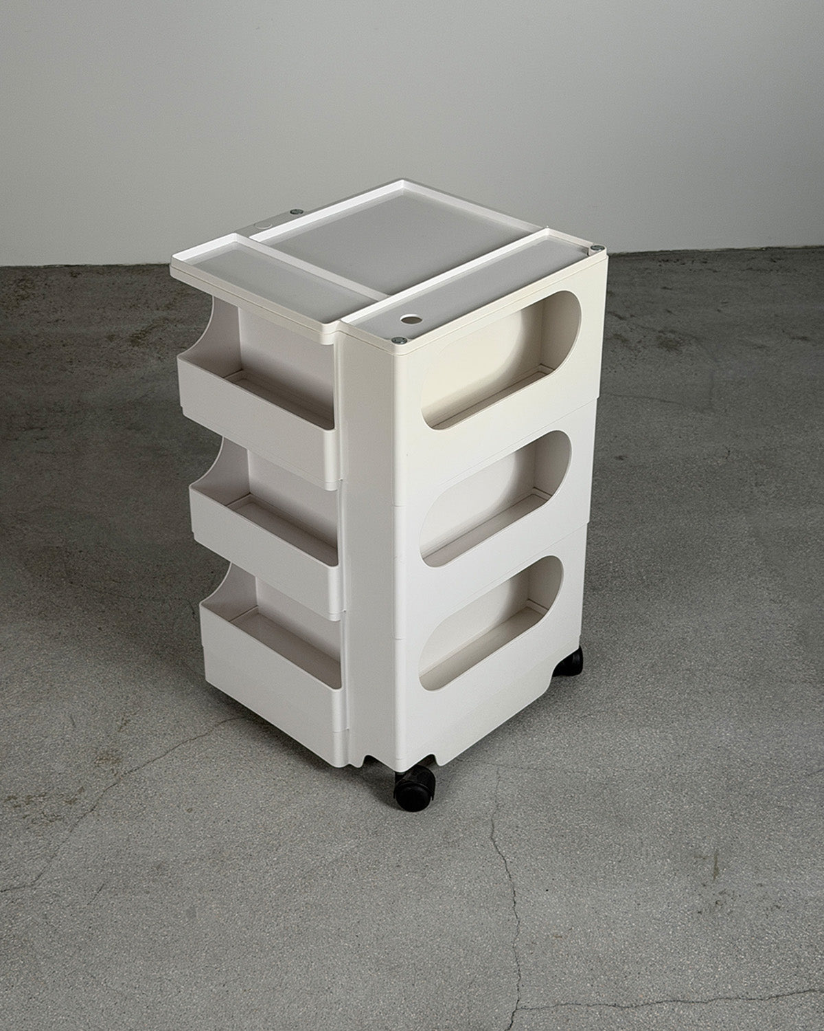 White Joe Colombo 'B33 Boby' Trolley