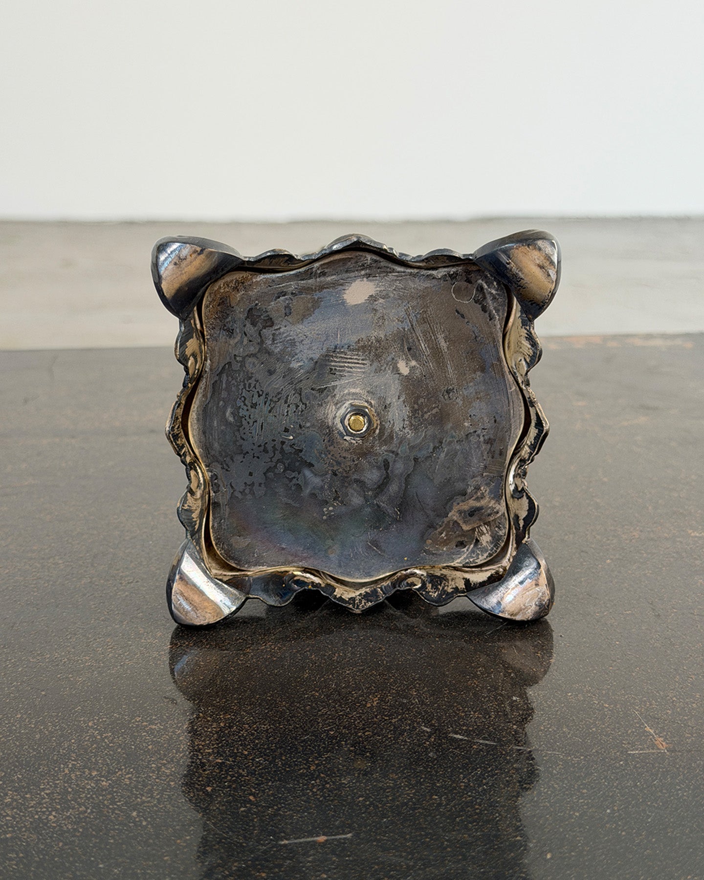 1950s Baroque 813 Silver Candle Holder