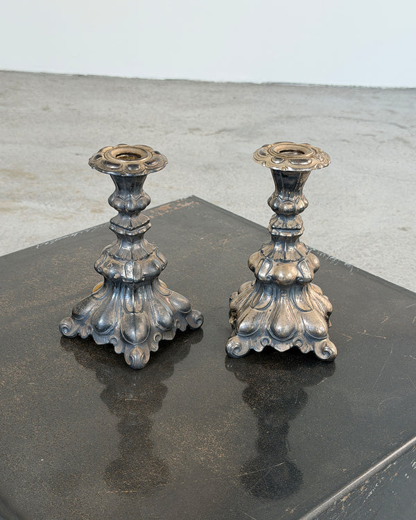 Baroque 1950s 813 Silver Candle Holder