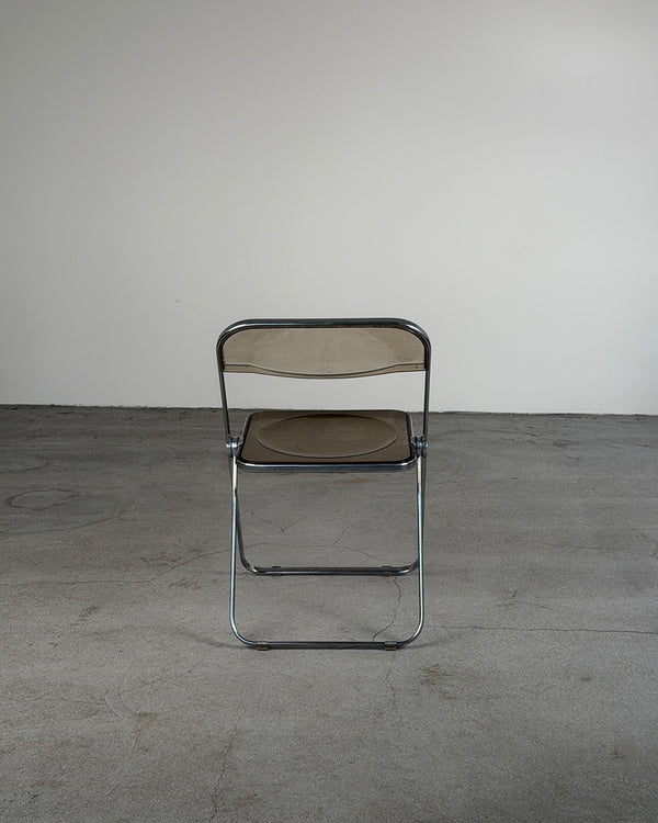 Smoky 'Plia' Folding Chair By Giancarlo Piretti for Anonima Castelli
