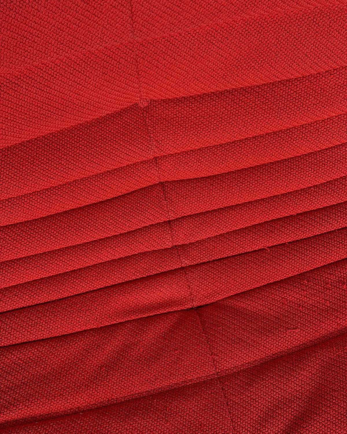 Red Wool Togo Armchair by Michel Ducaroy for Ligne Roset